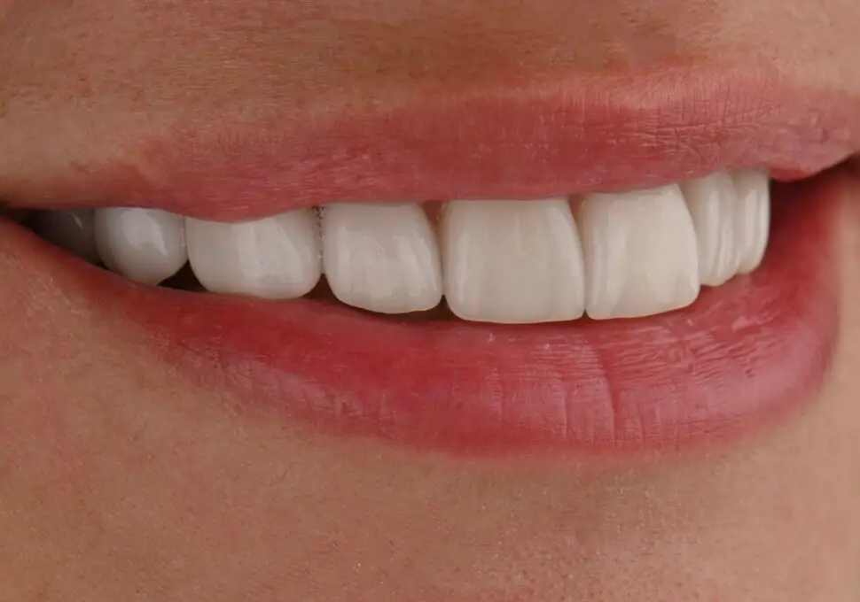 Sonrisa de Aimara después del tratamiento